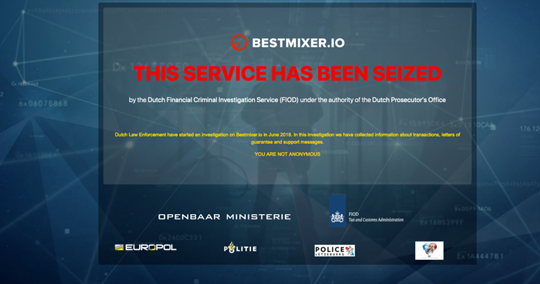 Europol Seizes Bestmixer.io Over Money Laundering Allegations