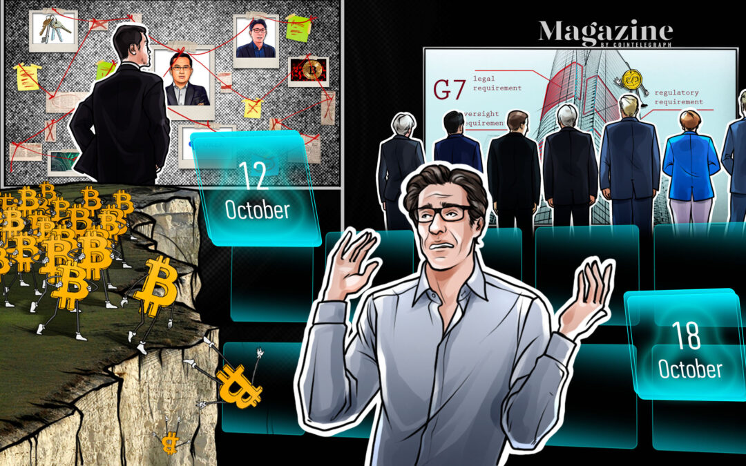 Big Bitcoin prediction, OKEx spooks markets, Ripple exec’s crippling mistake: Hodler’s Digest, Oct. 12–18